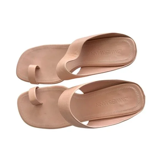 Zimmermann Strap Sandals leather heels shoes size EU 40 US 9.5 - Picture 6 of 9